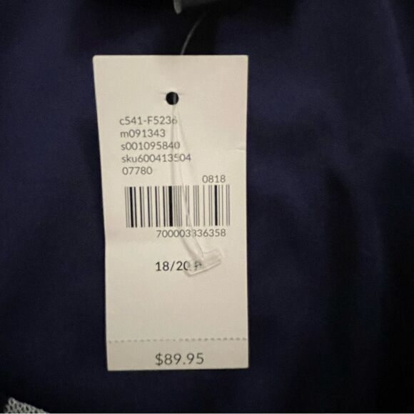 Lane Bryant ~ Navy and White Floral Dress ~ size 18/20 ~ NWT - Picture 11 of 11